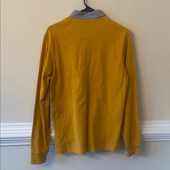 Harmont & Blaine Vietri Long-Sleeved Polo Shirt With Contrasting Collar - Picture 4 of 4